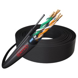 Cablu FTP Cat5e cu sufa din cupru 24AWG, rola 305 m, Emtex