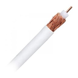 Cablu coaxial RG59 din cupru, 75 Ohm, rola 100 m, EMTEX