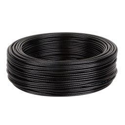 Cablu coaxial H155 50 Ohm, rola 100 m pentru RF/antene 2,4 GHz