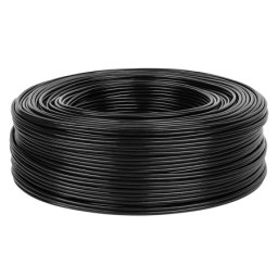 Cablu 2xRCA 4 mm negru, la rola, pentru instalatii audio