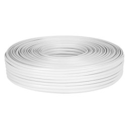 Cablu telefon 4 fire alb, rola 100 m pentru instalatii fixe acasa sau birou