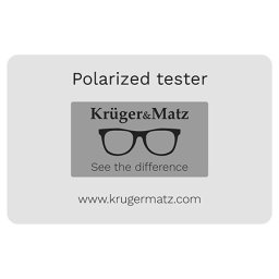 Tester pentru ochelari polarizati Kruger&Matz, card compact de verificare