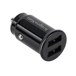 Incarcator auto USB dual Kruger&Matz 3.1A + 1A, 12–24V, cablu inclus