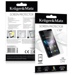 Folie de protectie ecran HQ pentru Kruger&Matz Live, transparenta