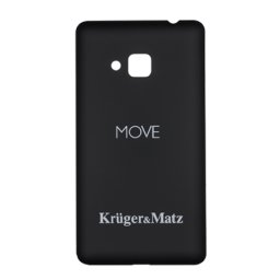 Husa spate pentru smartphone Kruger&Matz Move, protectie slim neagra