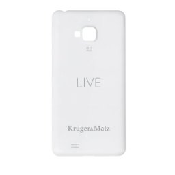 Capac spate original Kruger&Matz LIVE, alb – înlocuire carcasa