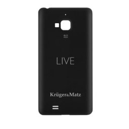 Capac spate original Kruger&Matz LIVE, negru, pentru smartphone