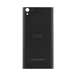 Capac spate pentru Kruger&Matz LIVE2, negru – piesa de înlocuire