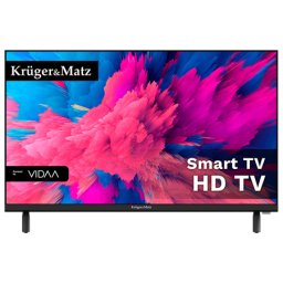 Televizor Smart Kruger&Matz 24" HD LED cu Vidaa, Wi‑Fi si 3x HDMI