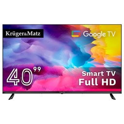 Smart TV Kruger&Matz 40" Full HD cu Google TV, Wi‑Fi, HEVC H.265