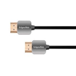 Cablu HDMI-HDMI Kruger&Matz 4K UHD, 1,8 m, suport 3D