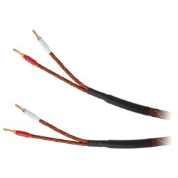 Set 2 cabluri difuzor Kruger Matz cu mufe banana, cupru 15 AWG, 5 m