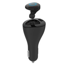 Casca Bluetooth auto K11 4.1 Kruger&Matz cu voce HD si USB 2.1A