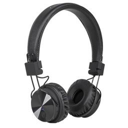 Casti audio Bluetooth Kruger&Matz Wave negre, cu microfon, FM si microSD