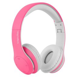 Casti Bluetooth pentru copii Kruger&Matz Street Kids, roz, 15h