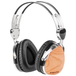 Casti audio Kruger&Matz KM0660CR din lemn de cires, jack 3.5 mm