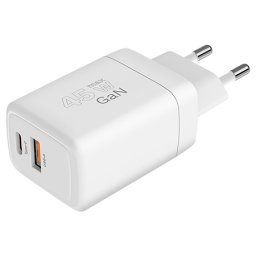 Incarcator retea GaN 45W Kruger&Matz cu USB-C PD si USB-A QC