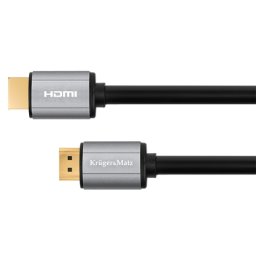 Cablu HDMI–HDMI 1 m Kruger&Matz Basic cu conectori metalici