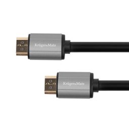 Cablu HDMI–HDMI 3 m Kruger&Matz Basic, 4K la 60Hz (HDMI 2.0)