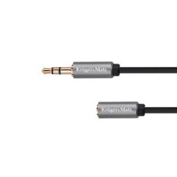 Cablu prelungitor audio jack 3.5 mm tata-mama 1.8 m Kruger&Matz Basic