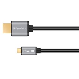 Cablu HDMI la Micro HDMI 1,8 m Kruger&Matz Basic pentru TV si camera