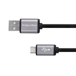 Cablu USB-A la USB-C 1,8 m Kruger&Matz Basic pentru incarcare si date