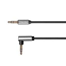Cablu audio jack 3.5 mm tata-tata 1.8 m cu mufa 90° Kruger&Matz