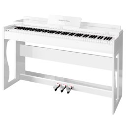 Pian digital Kruger&Matz KMDP-135 alb, 88 clape ponderate, Bluetooth