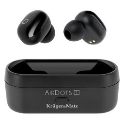 Casti wireless TWS Kruger&Matz Air Dots 1 cu Bluetooth 5.0 si cutie de încarcare