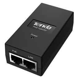 Injector PoE Tenda 10/100 Mbps, 15W, IEEE 802.3af, pana la 100 m