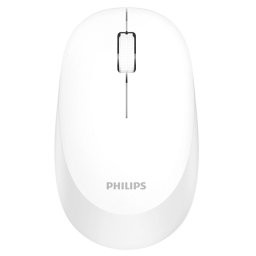Mouse wireless Philips SPK7307WL, 2.4 GHz, 1600 DPI, alb, ergonomic