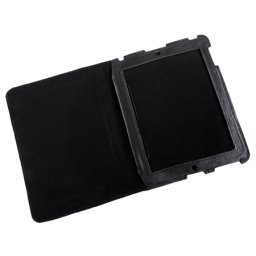 Husa din piele dedicata pentru Apple iPad 2, tip carte, protectie completa