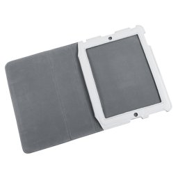 Husa alba cu clapeta de protectie pentru Apple iPad 3