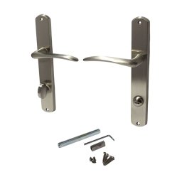 Set manere pentru usa Verona WC, finisaj satinat, stanga (L)