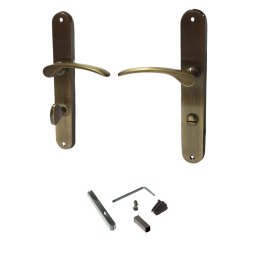 Set manere pentru usa Violetta WC 08/072/0,6, finisaj bronz antichizat
