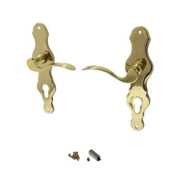 Set manere usa cu sild LOEFFEL-L, alama, PZ 72, stanga (08/072)