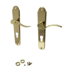 Set manere pentru usa Combi-L PZ 72 mm, stanga, finisaj auriu
