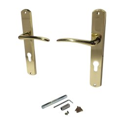 Set maner usa Verona PZ 72 mm, finisaj auriu, pentru cilindru, stanga
