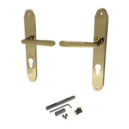 Set manere usa Wien-2 PZ 72 mm, finisaj auriu, stanga (L)