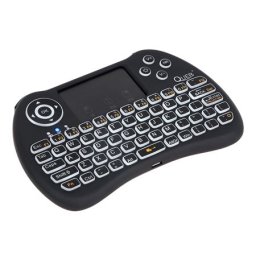 Mini tastatura wireless cu touchpad pentru Smart TV/TV Box Q5, iluminata