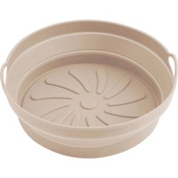 Forma din silicon pliabila MagicHome pentru airfryer, rotunda 20,3 x 7 cm