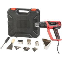 Pistol cu aer cald Strend Pro HG203 2000W cu LCD si valiza, set accesorii