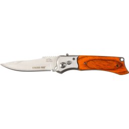 Cutit pliabil Strend Pro 21 cm, cu lama din otel si maner din lemn