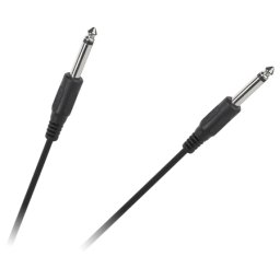 Cablu microfon jack 6.3 mm mono–mono, 2 m, conectori tata
