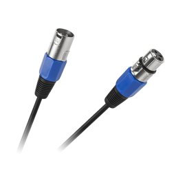 Cablu microfon XLR mama-tata 10 m, ecranat, pentru scena si studio