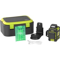 Laser liniar verde 3x360° Strend Pro Industrial MN03CG 3x3D, cu autonivelare