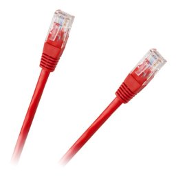 Patchcord UTP Cat 6E CCA rosu, 1 m, cablu retea RJ45 pentru conectare rapida