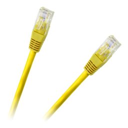 Patchcord UTP Cat 6E CCA galben, 1,5 m – cablu retea RJ45 pentru internet