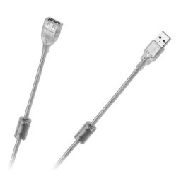 Cablu USB 2.0 A tata – A mama ecranat, 5 m, pentru extensie