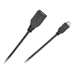 Cablu adaptor USB mama la micro USB tata Cabletech, 0,2 m
